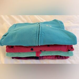 Girls hoodies/sweater bundle 4 
Size 18-24 months 
Adidas/ Carters